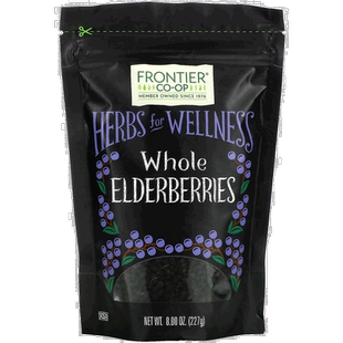 香港直发frontier co op全接骨木果有机种植健康香甜美味227g