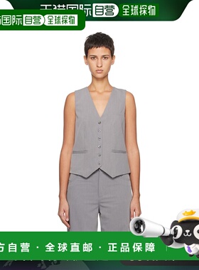 1h可退 香港直邮潮奢 Staud 女士 灰色 Brett 马甲 6473685HGR