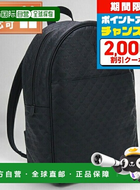 日本直邮Emporio Armani 背包 男士 皮革 保加利亚 Y4O449 BLACK