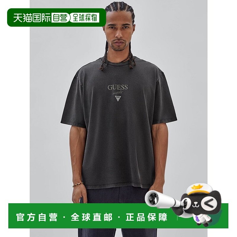 日本直邮Guess Originals Printed Baker Logo Tee 印花贝克标志T