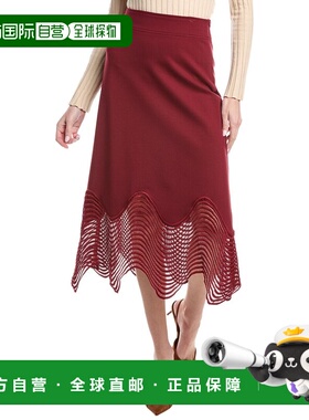 自营Gracia A-Line Skirt - red 美国奥莱直发
