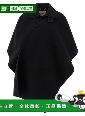 香港直邮FENDI 女士外套 FF6144A5HDF1FL8 AW2025 黑色 Cape in v