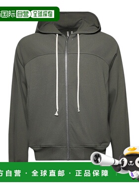 香港直邮RICK OWENS 男士卫衣 RU02E1241BA25 AW2025 灰色 长袖休