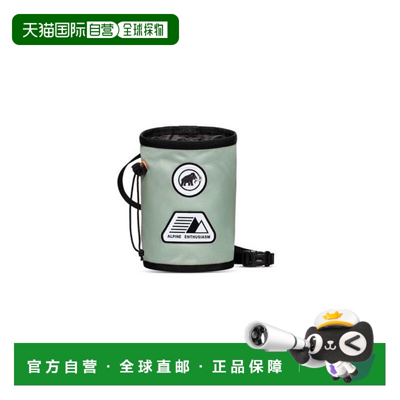 日本直邮MAMMUT猛犸象 健身房印花粉攀岩拉链口袋随身手机包