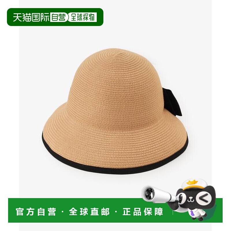 日本直邮Afternoon Tea 可清洗 蝴蝶结 后开口 遮阳帽 帽子防晒