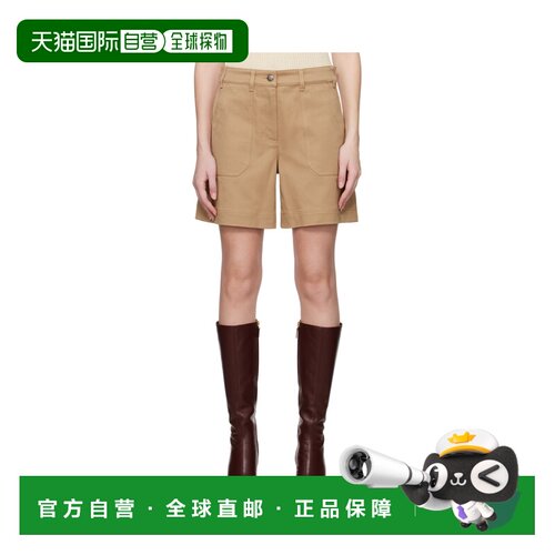香港直邮MONCLER 女士短裤 598582B00003093235 SS2025 棕色
