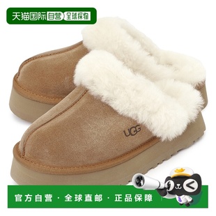 居家包头毛毛保暖半拖1122 女秋冬厚底经典 1h可退 韩国直邮UGG拖鞋