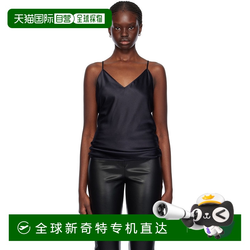 1h可退 香港直邮潮奢 MaxMara 麦斯玛拉 女士 海军蓝 Lucca 吊带