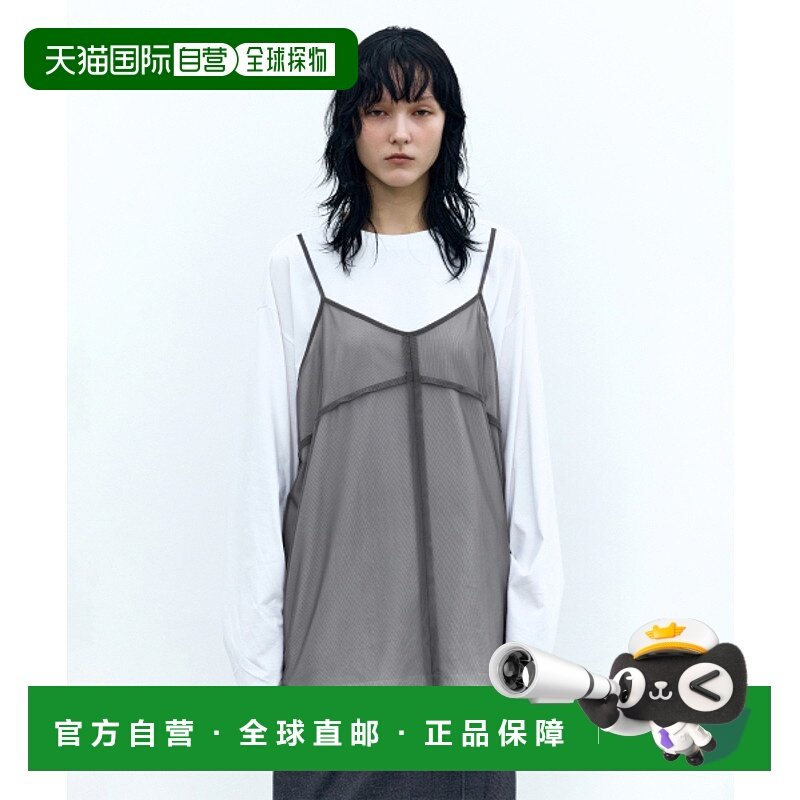 韩国直邮INSILENCE女款设计师新款秋冬高级简约时尚T恤IW2D4TO03W