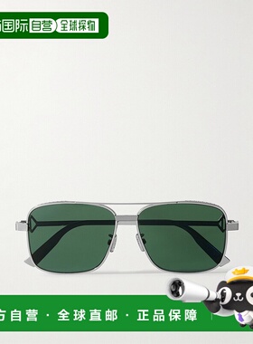 1h可退 香港直邮潮奢 DIOR 迪奥 男士 CD S9U 钻石方形框镀银太阳