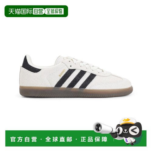香港直邮Adidas 女士 SAMBA 白色黑色运动鞋 KJ7435WHITE