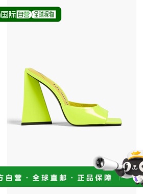 1h可退 香港直邮潮奢 The Attico 女士 Devon 荧光色凉拖 231WS00