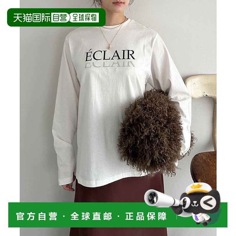 1h可退 日本直邮DOUX ARCHIVES 女装 纯棉圆领T恤 半光泽logo印花