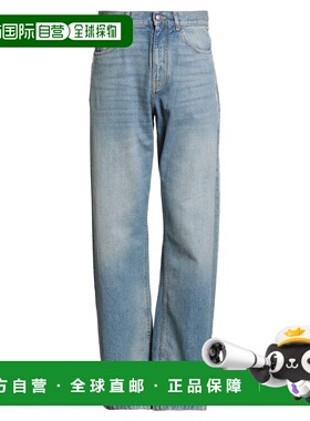 香港直邮Palm Angels 棕榈天使 男士 直筒裤 blue蓝色 舒适时尚