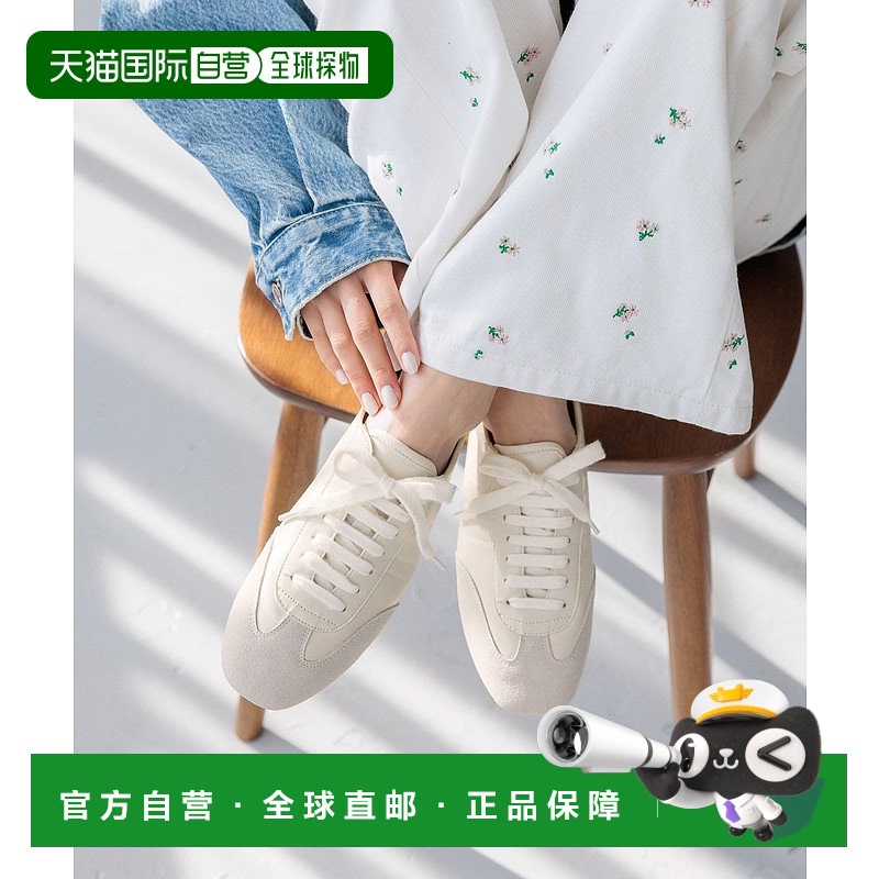 1h可退 日本直邮LOWRYS FARM 女士方头平底休闲鞋 284425德训鞋