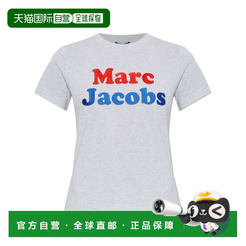 香港直邮MARC JACOBS 女士T恤 2F6RTP029C21064 AW2026 灰色短袖 - 实物图