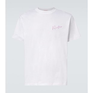 徽标棉质针织T恤 潮奢 男士 华伦天奴 000276 Valentino