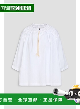 香港直邮Jil Sander 吉尔 桑达 女士 褶饰罩衫 J40NC0103J45127