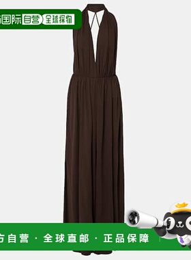 1h可退 香港直邮潮奢 The Row 女士 Pharao crêpe 褶皱针织礼服