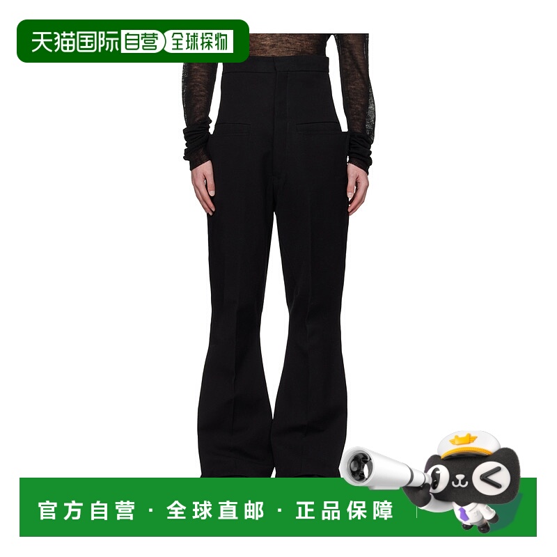 1h可退 香港直邮RICK OWENS 男士休闲裤 RR01D3301CDK09BLACK SS2