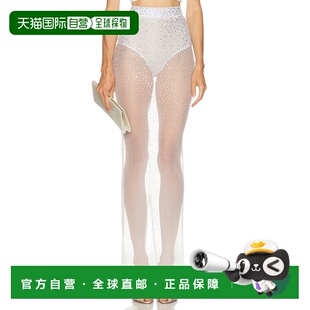 1h可退 香港直邮潮奢 ALEX PERRY 女士 Column 水晶网纱半身裙 S0