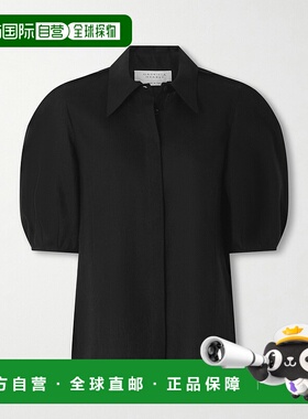 1h可退 香港直邮Gabriela Hearst 女士 Sansi 亚麻衬衫 3261018LA