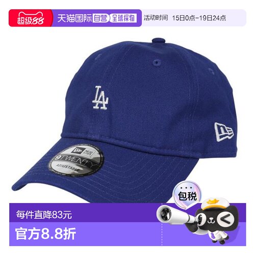 日本直邮New Era 9TWENTY MLB Mini Logo 洛杉矶道奇队帽 [143076