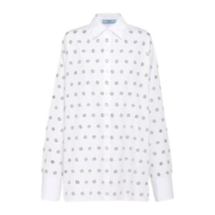 Prada 印花长袖衬衫 P415HR14Y8SOOO