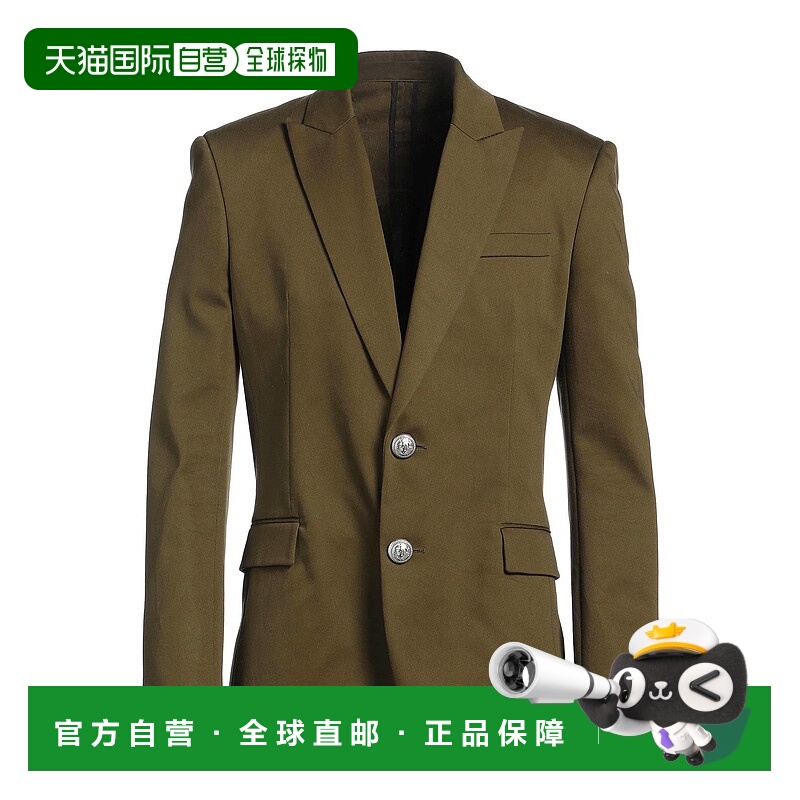 香港直邮Balmain 巴尔曼 男士 西装外套 green绿色 舒适时尚