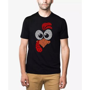 男士 Art 火鸡脸文字艺术T恤 Pop 美国直邮LA