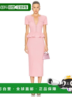 1h可退 香港直邮Self-Portrait 女士 收腰中长连衣裙 RS26106MP