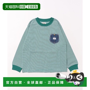 1h可退 日本直邮Lee 男童女童长袖T恤 宝宝亲子装 基本款 110-150