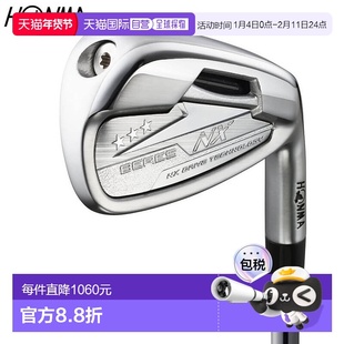 日本直邮本间高尔夫男士 BERES NX TRIPLE STAR 铁杆（单支）配 V