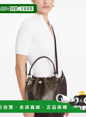 香港直邮TORY BURCH 女士斜挎包 168805200 CO 棕色 T Monogram C