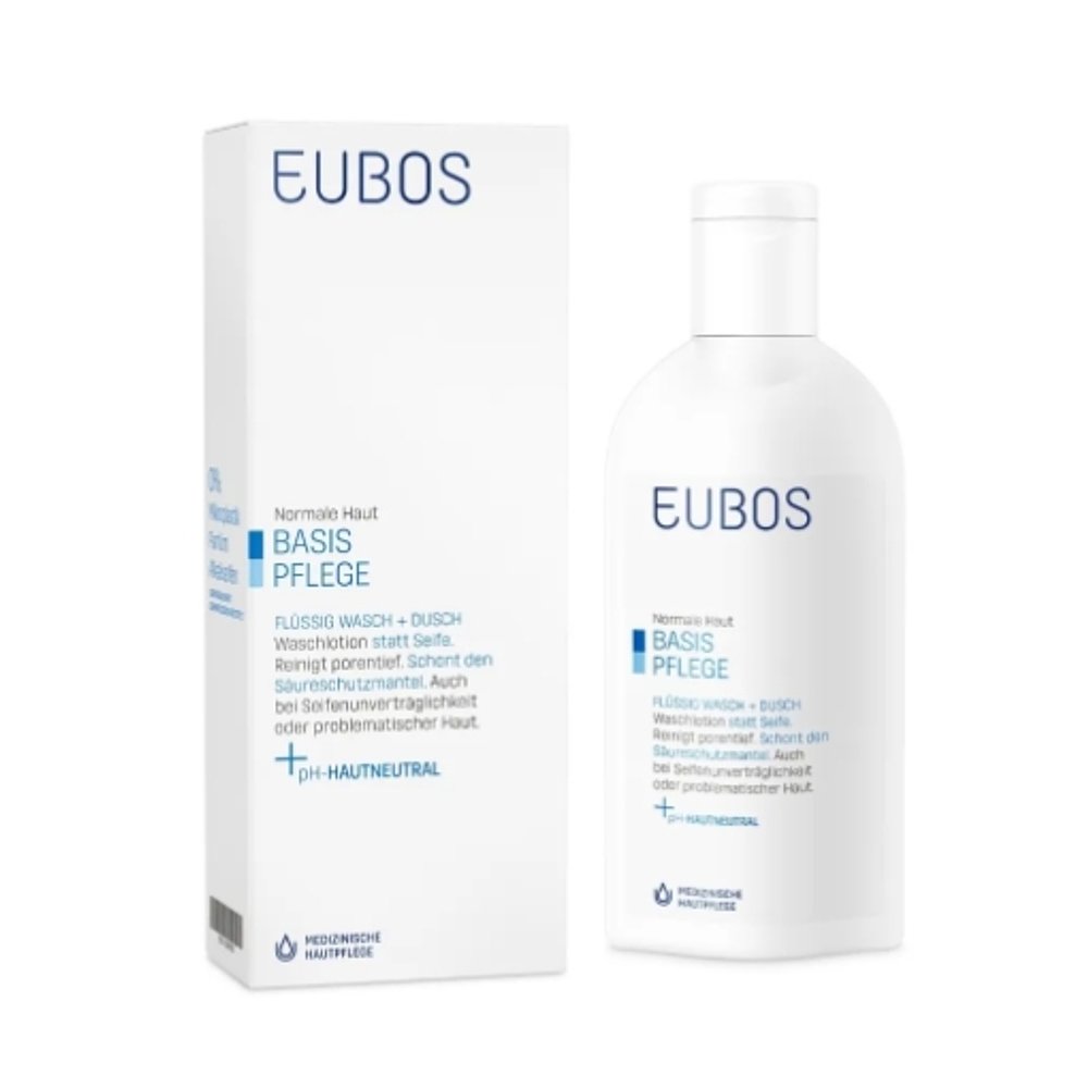 欧洲直邮Eubos皮肤护理洗护沐浴露清洁毛孔敏感肌肤人群200ml