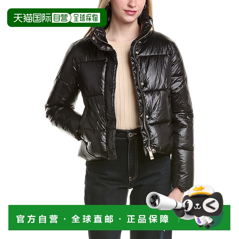 自营Noize Crop Puffer Jacket - black 美国奥莱直发