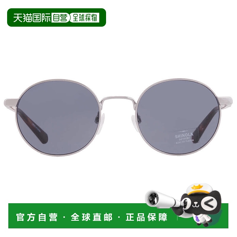 自营Shinola Blue Round Unisex Sunglasses SH2301S 045 51 - mu
