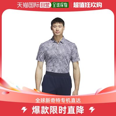 香港直邮潮奢 adidas 男士Aerial 提花Polo衫