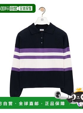 香港直邮LOEWE 女士针织毛衣 S359Y14KFQ9059 AW2024 黑色 MAGLIE