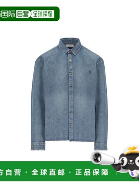 香港直邮SAINT LAURENT 男士衬衫 823437Y14MJ4248AI25 AW2025