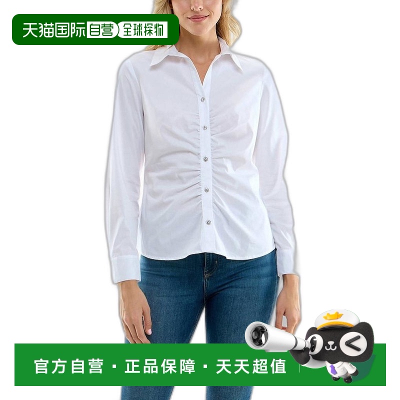 1h可退 【美国直邮】nicole miller 女士 衬衫长袖