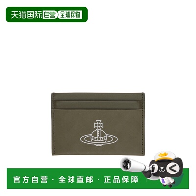 1h可退 香港直邮Vivienne Westwood 格纹压花皮革卡包 5403000FML