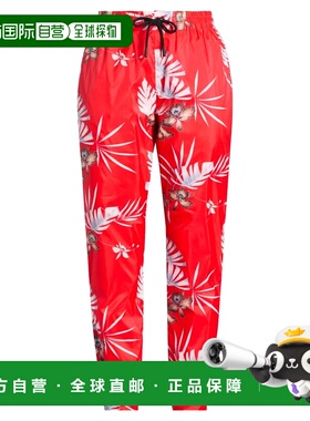 1h可退 香港直邮潮奢 Rabanne 女士 休闲长裤 red红色 舒适时尚