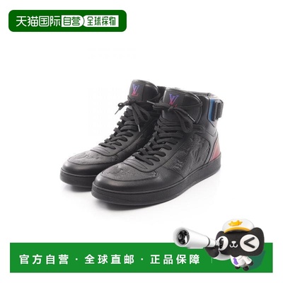 日本直邮中古LV路易威登男S级99新sneakers运动鞋牛皮鞋黑色