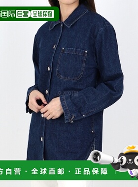 韩国直邮A.P.C 拉古纳夹克 (COGXR F02908 IAL) 牛仔外套棉麻混纺