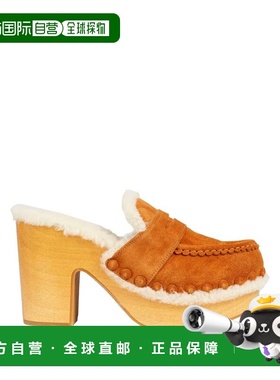 香港直邮Chloe 蔻依 女士 Mules 木屐 brown棕色 舒适时尚