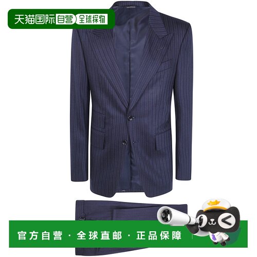 香港直邮TOM FORD 男士西服套装 2LSP01WEP32UCC AW2026 蓝色西装