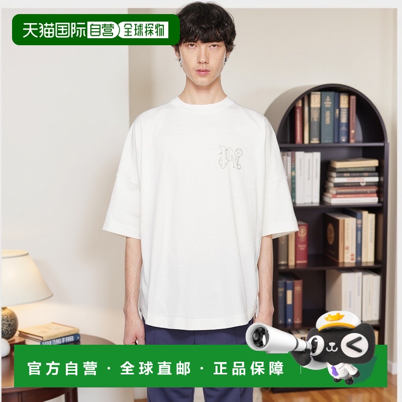 1h可退 香港直邮潮奢 Palm Angels 棕榈天使 男士 白色 Embroider