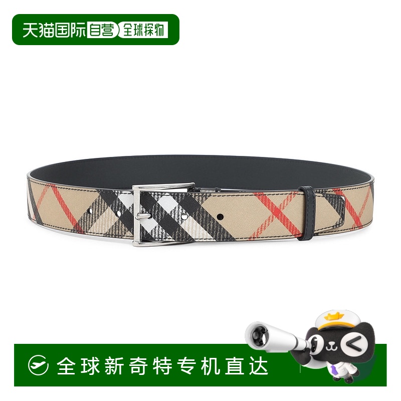 1h可退 香港直邮Burberry 巴宝莉 男士 防护罩经典款皮带 8103017