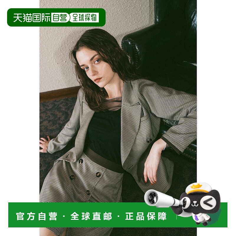 1h可退 日本直邮REDYAZEL 女装 格伦格纹高腰A字短裤 裙式设计双